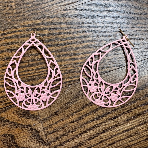 Pink Earrings - Picture 1 of 3